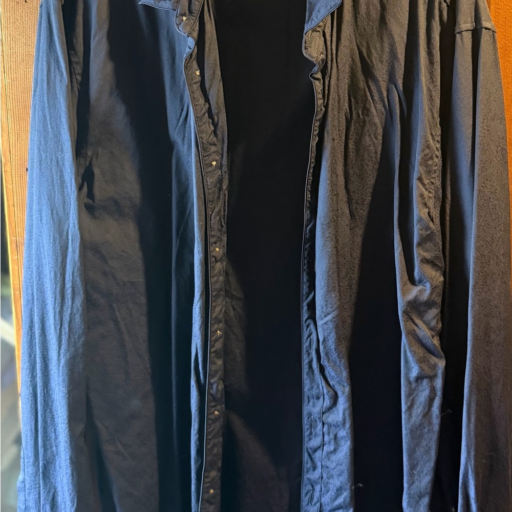 John Varvatos Dark Gray Shirt Jacket
